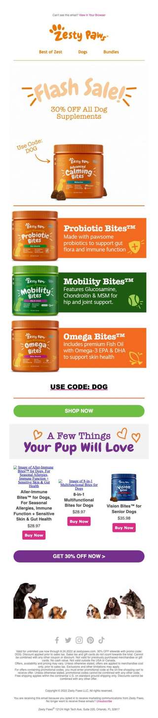 ✅Flash Sale: 30% OFF All Dog Products!✅