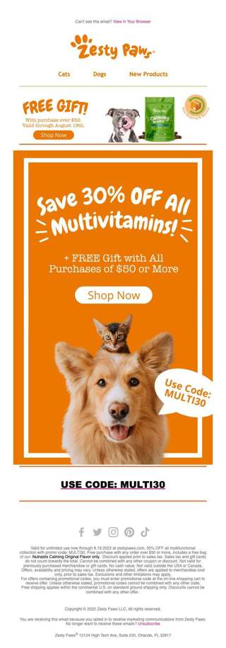✅ FREE Calming OraStix For Your Pup! ✅