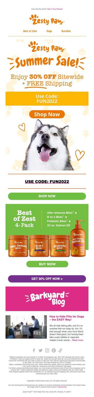 Summer Sale! Enjoy 30% OFF Now! 🐶✨😺