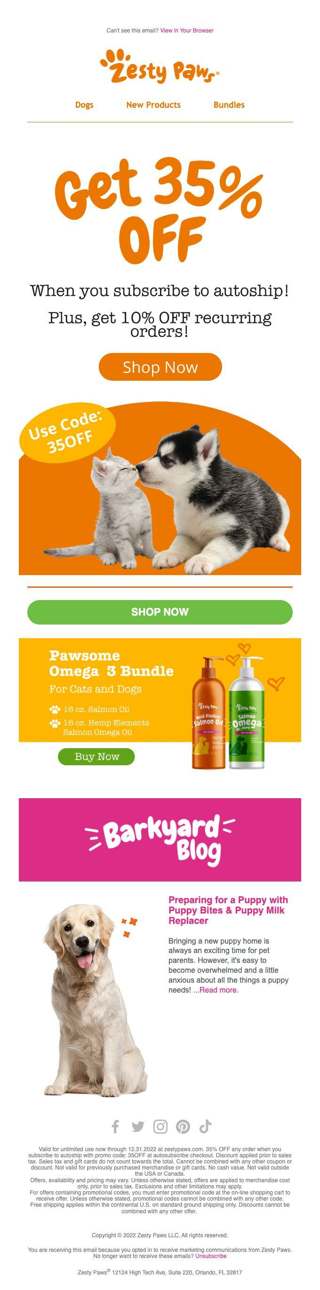 ONLY The Best Savings When You Subscribe To Autoship!🐶😺