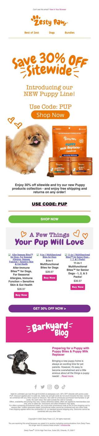Snag the Puppy Bites Collection before it's gone