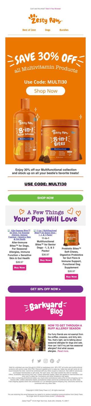 The Perfect Time to Stock Up on Multi Vitamins for Your Bestie 💪