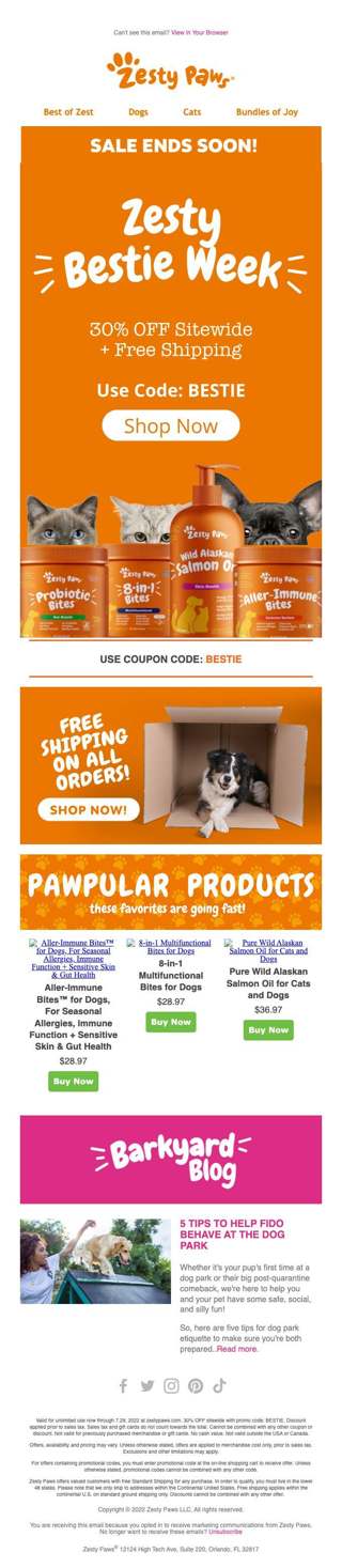 Make your furry friend's day with amazing discounts!🧡