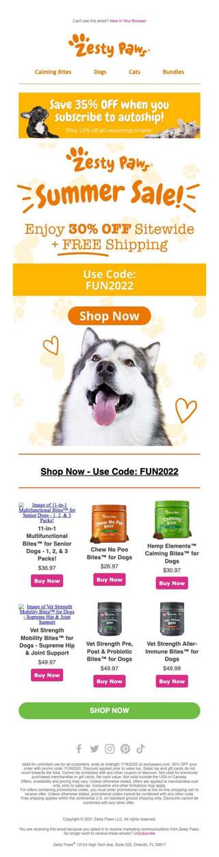 Our Summer Sale is Extended!🐶✨😺✅
