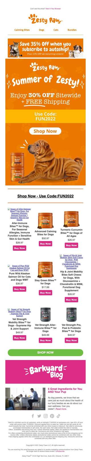 Zesty Summer Deals: 30% OFF Everything!✅