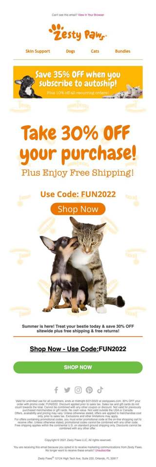 Summer is Here! ☀️ Treat Your Bestie Today! 🐶😺
