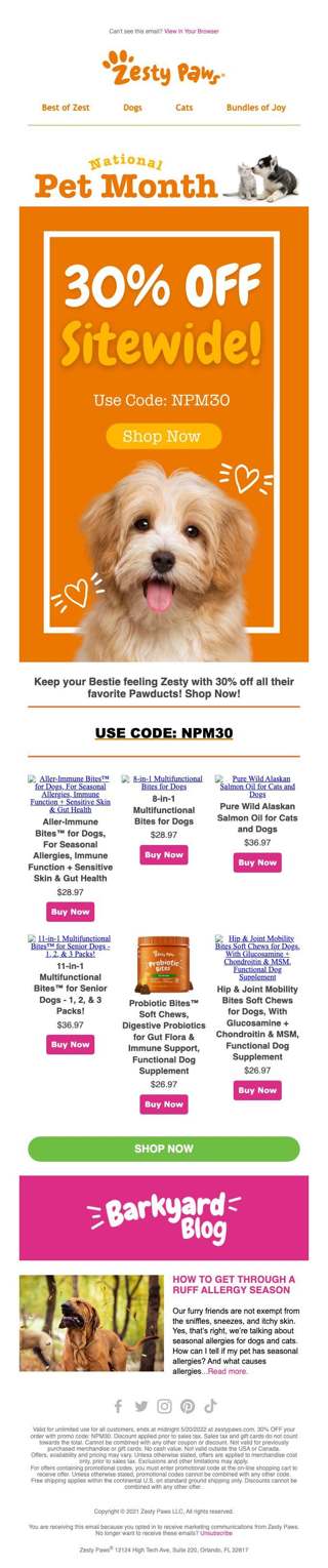 Open for BIG Savings! 🧡🐶