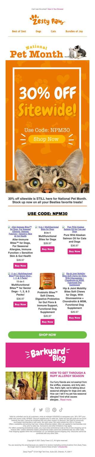 Free Shipping + 30% off SITEWIDE 🧡🐶