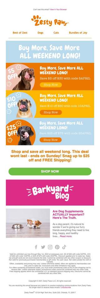 Open for BIG savings!!