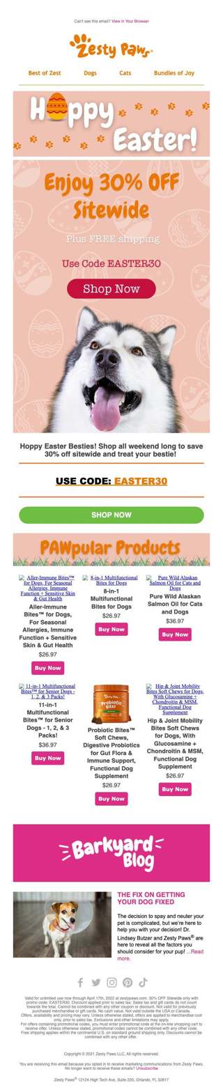 Hoppy Savings! Open for 30% off Sitewide 🌸