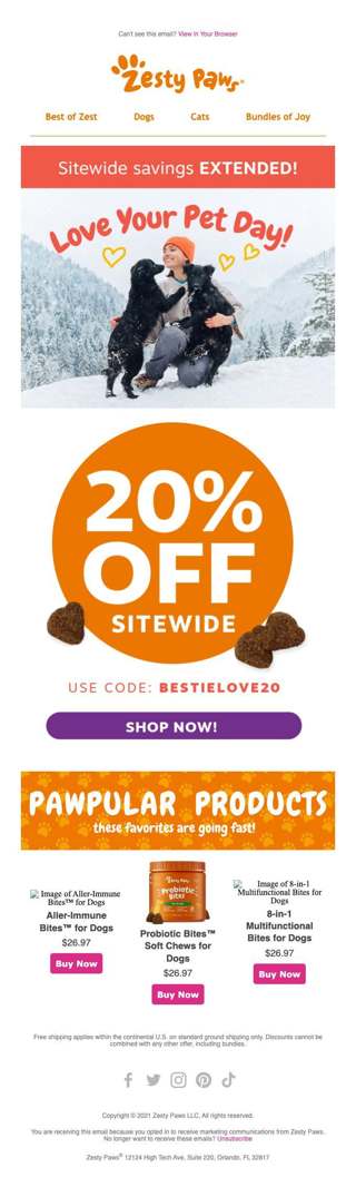 Open for SAVINGS! 🧡🐶