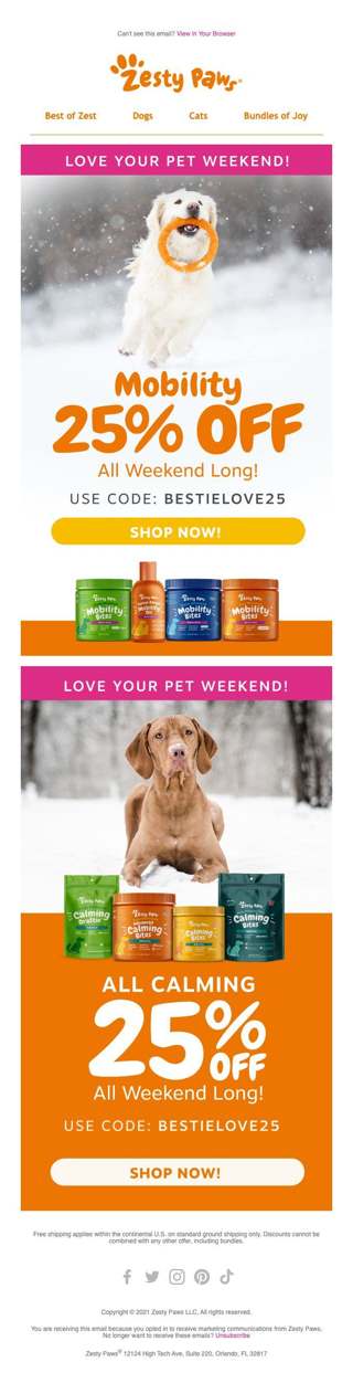 Save for Love Your Pet Weekend 💘