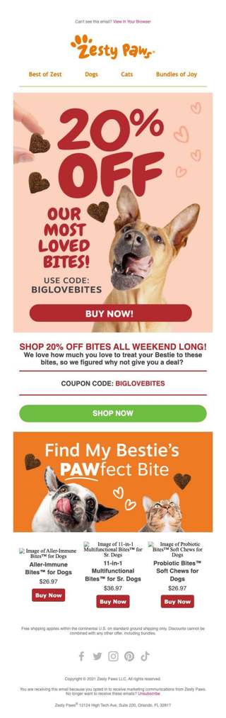 Our fav bites are on sale 😻