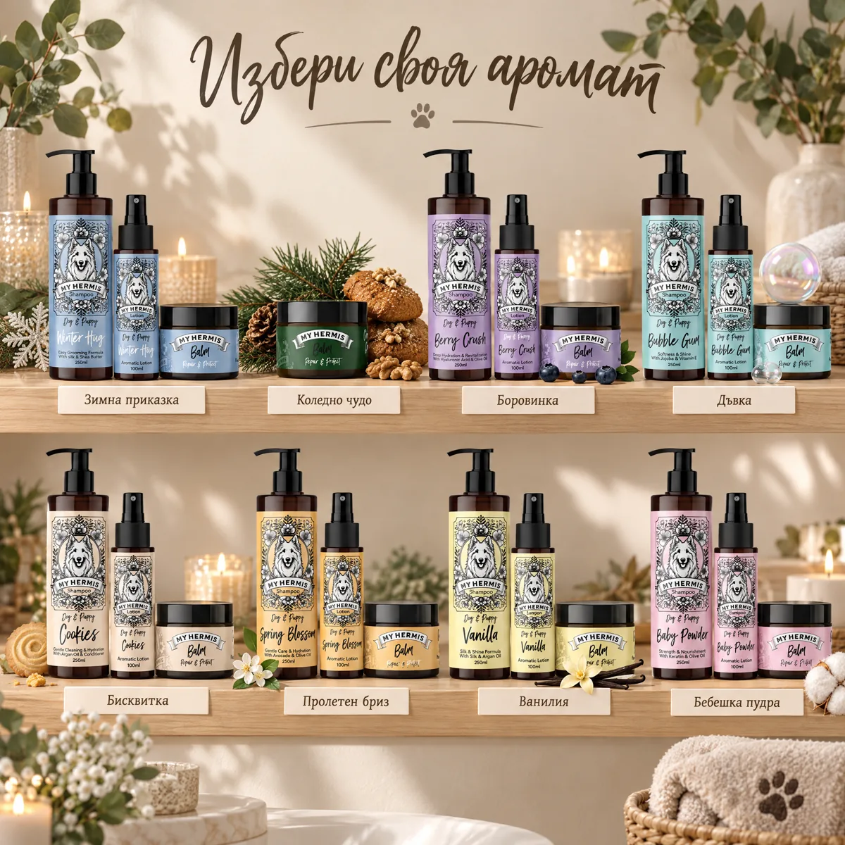 8 аромата рафт